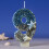 Birthday Number Candle Blue Gray Ocean Theme 1 1