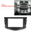 Car Stereo Fascia Frame for RAV4 2006-2012 ABS Panel Fit 9