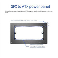 2X Staffa da Alimentatore ATX un Alimentatore SFX da Alimentatore SFX Ad Alimentatore ATX Telaio di Conversione con Foro Fisso Sul Telaio