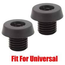2PC Pool Cue Back Plug Screw Bottom Bumper Protector