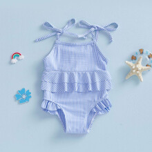 One-Piece Swimsuit for Girls, Quick-Drying, Size 3-6 Months