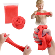 Furry Cloud Butter Slime Kit – Giftfri, elastisk sensorisk legetøj til børn og voksne, stresslindring og kreative aktiviteter (base af