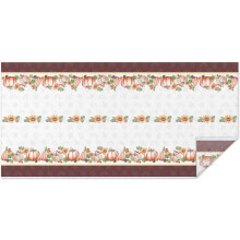 Rectangle Thanksgiving Tablecloth Fall Table Cloth Rectangular Pumpkin Color Table Cloths for Autumn Home Decor, 60x120 inch Tablecloths
