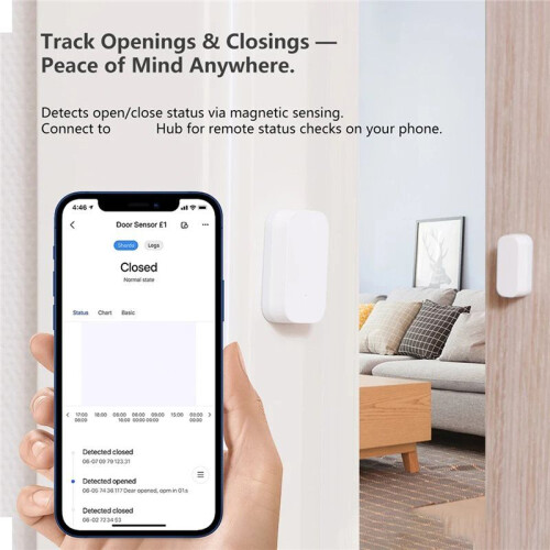 Window Sensor Zigbee Wireless Connection   Door Sensor Home Assistant for Gateway Home 1