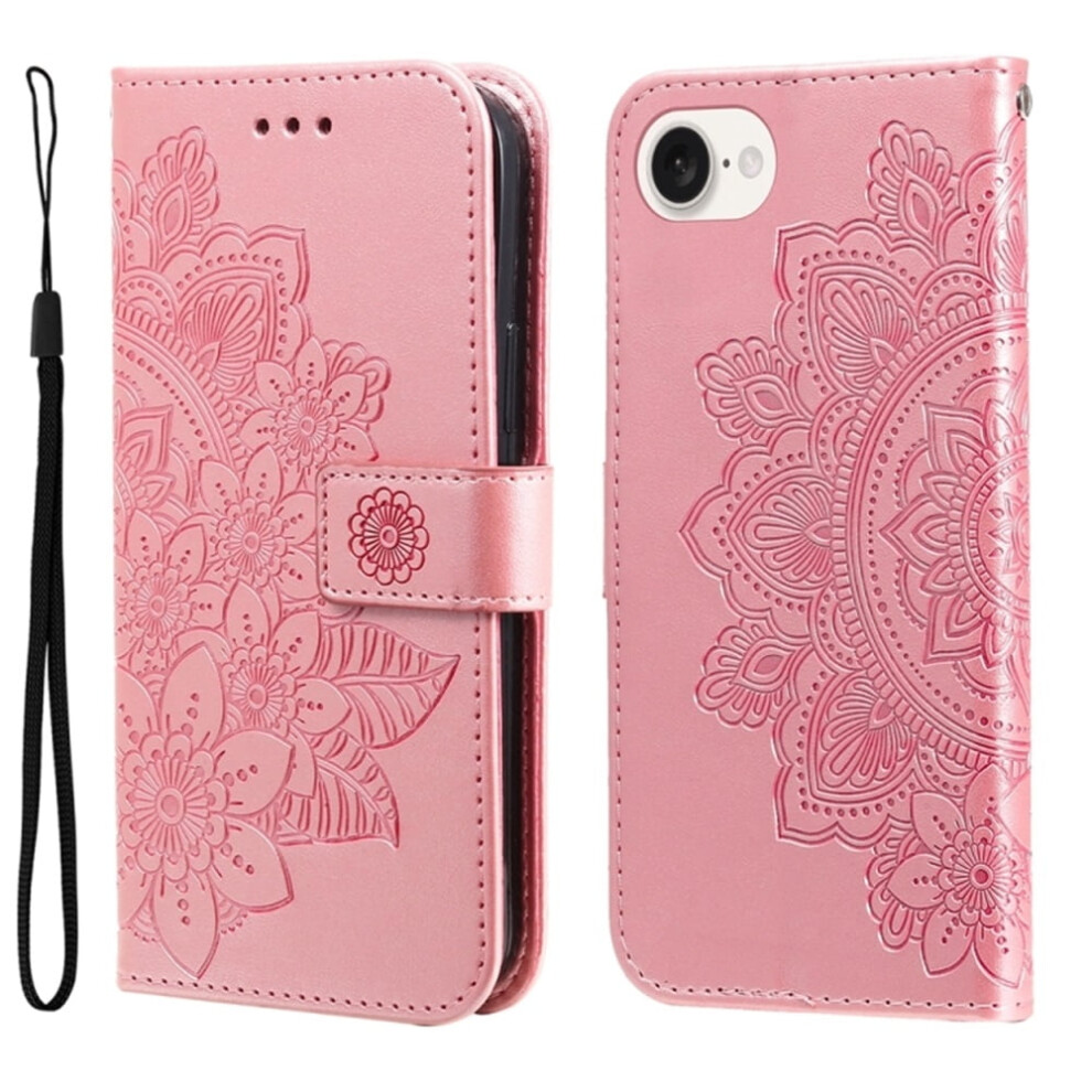 Pu Leather Flip Wallet Case For Iphone 16E With Pink 913211542279