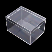 Large Capacity Acrylic Storage Box Clear Container for Crafts and Collectibles