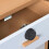 Combination cam Lock Cabinet Code Lock Number Digit Code Security Lock Kitchen Cabinet Lock for Home Garage Mailbox Wardrobe BlackInclined41x41mm 7