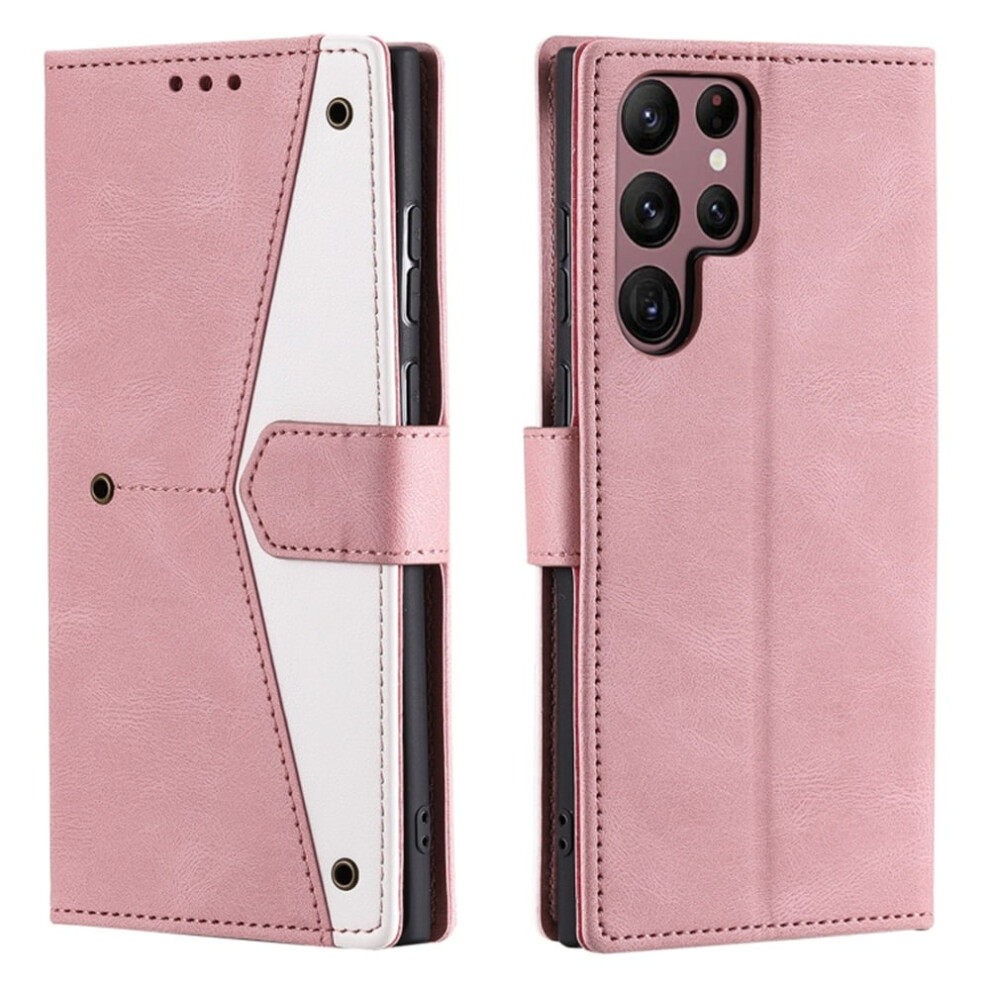 Wallet Case For Samsung Galaxy S26 Ultra 5G 6.9": Magnetic Flip, Card Slots, Kickstand, Anti-Drop Tpu, Detachable Wrist Strap Â Compatible With Pink 9340959344888