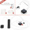 8 Pack 6.5ft Retractable Remote Control Tether with Adjustable Locking Cord, TV Remote Finder and Security Lanyard 3
