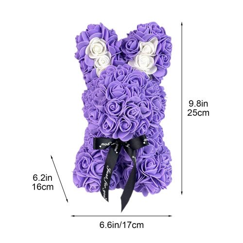 Eternal Rose Cuddle Bunny Toy Gift Set 1 piece
