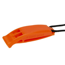 Super Loud Double Tube Emergency Whistle w/ Adjustable Reflective Lanyard, Waterproof – Compatible with Life Vests, Kayaks, Hiking