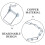 Steel Trailer Coupler Pin with Chain Galvanized Silver 8