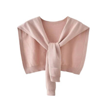 Damenmode Vielseitiger Strickschal aus Eisseide, rosa