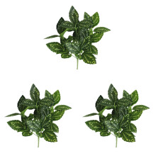 3-Piece 13" Realistic Faux Greenery Stems for Vases, Planters, Home/Office/Wedding Decor – Compatible with All Standard Vases