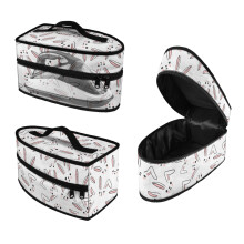 Iron Carrier Bag Rabbit Pattern Protective Travel Steamer Bag and Hair Styling Tool, Case Only