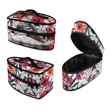 Tropical Flowers Steam Irons Storage Bag Universal for Most Irons Portable Garment Steamer Case, Case Only