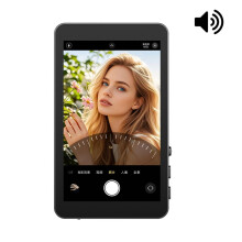 Monitor magnetico per vlog e selfie, registrazione wireless 1080P, telecomando Bluetooth, monitor per fotocamera posteriore per vlogging