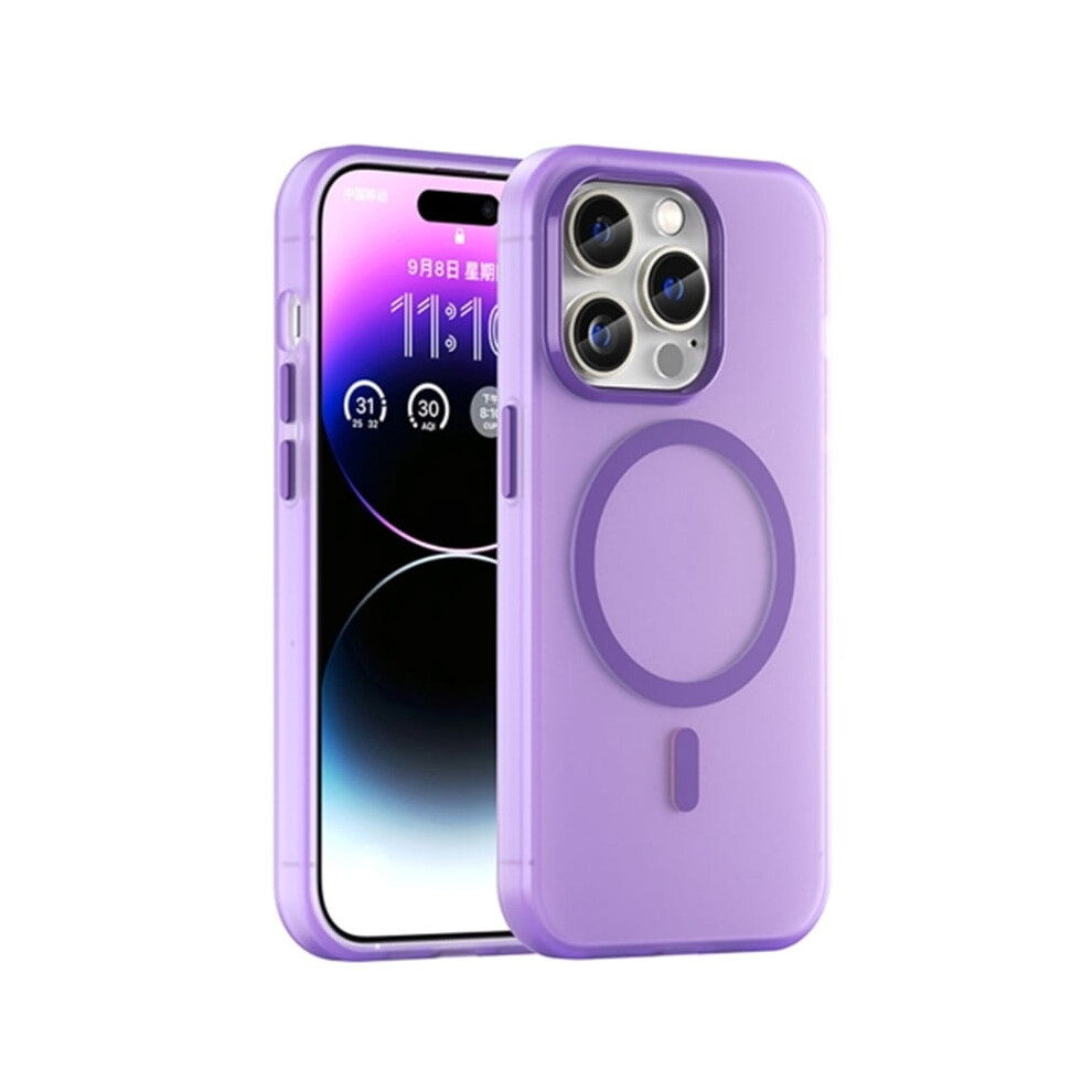 Iphone 14 Pro Max Magsafe Frosted Translucent Tpu+Pc Case 913211541951