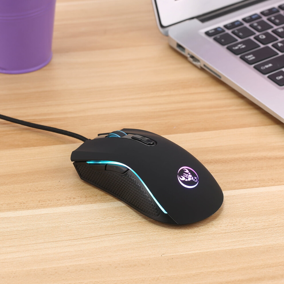 Gaming Mouse Optical 3200 Dpi Ergonomic Led Backlit 913211543658