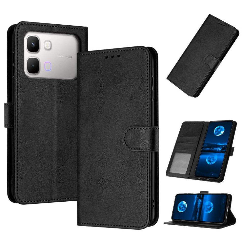 () Flip Case For Infinix Note Edge 5G Pure Colour With Buckle Pu Leather Kickstand With Card Slot 764563205172