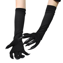 Arm Warmers Women Gloves Animal Cat Gloves Long Nail Accessory Carnival Kit Prop Arm Warmers