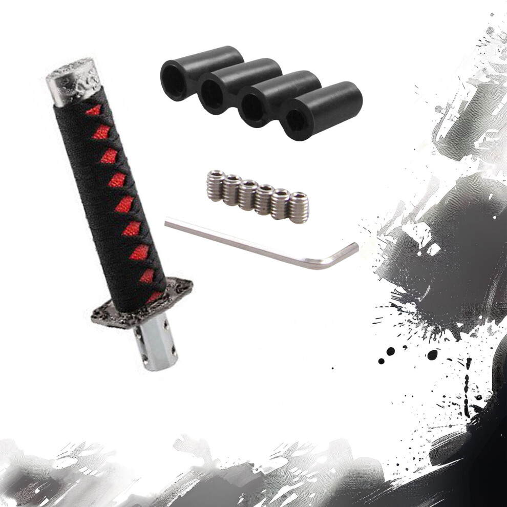 Katana Gear Shifter Samurai Sword Car Shift Knob With Adapter, Buttonless Manual Shift Gear Lever 9340959344932