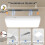 Motion Sensor Ceiling Light with Remote - Magnetic Wireless Ceiling Light for Motion Sensored, for Shed Porch RV 5