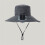 Ventilated Sun Hat Solar Panel Powered Fan Adjustable-Dark Grey 6
