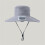 Ventilated Sun Hat Solar Panel Powered Fan Adjustable-Dark Grey 7