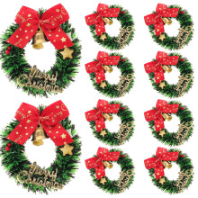 Conjunto de 10 guirlandas de Natal de plástico para decoração de janelas, em cores sortidas.