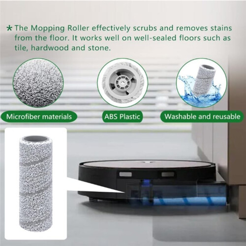 10PCS Replacement Main Side Brush Roller Mop Dust Bag Filter for  Deebot X11 OmniCyclone Robot Vacuum Attachment 2