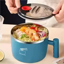 2X Ramen Bowl, Lunch Container,1000ml Large Thai Soup Bowls, Cereal Bowls for Home, Kitchen, Camping