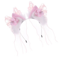 Schönes Haarband mit Tierohren für Frauen, Teenager,-Rosa
