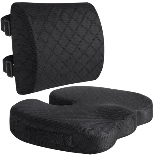 Cuscino in memory foam per sedile auto, ufficio e sedia a rotelle