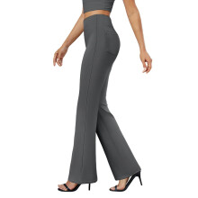 Bootcut-Anzughose für Damen,-Dunkelgrau XL