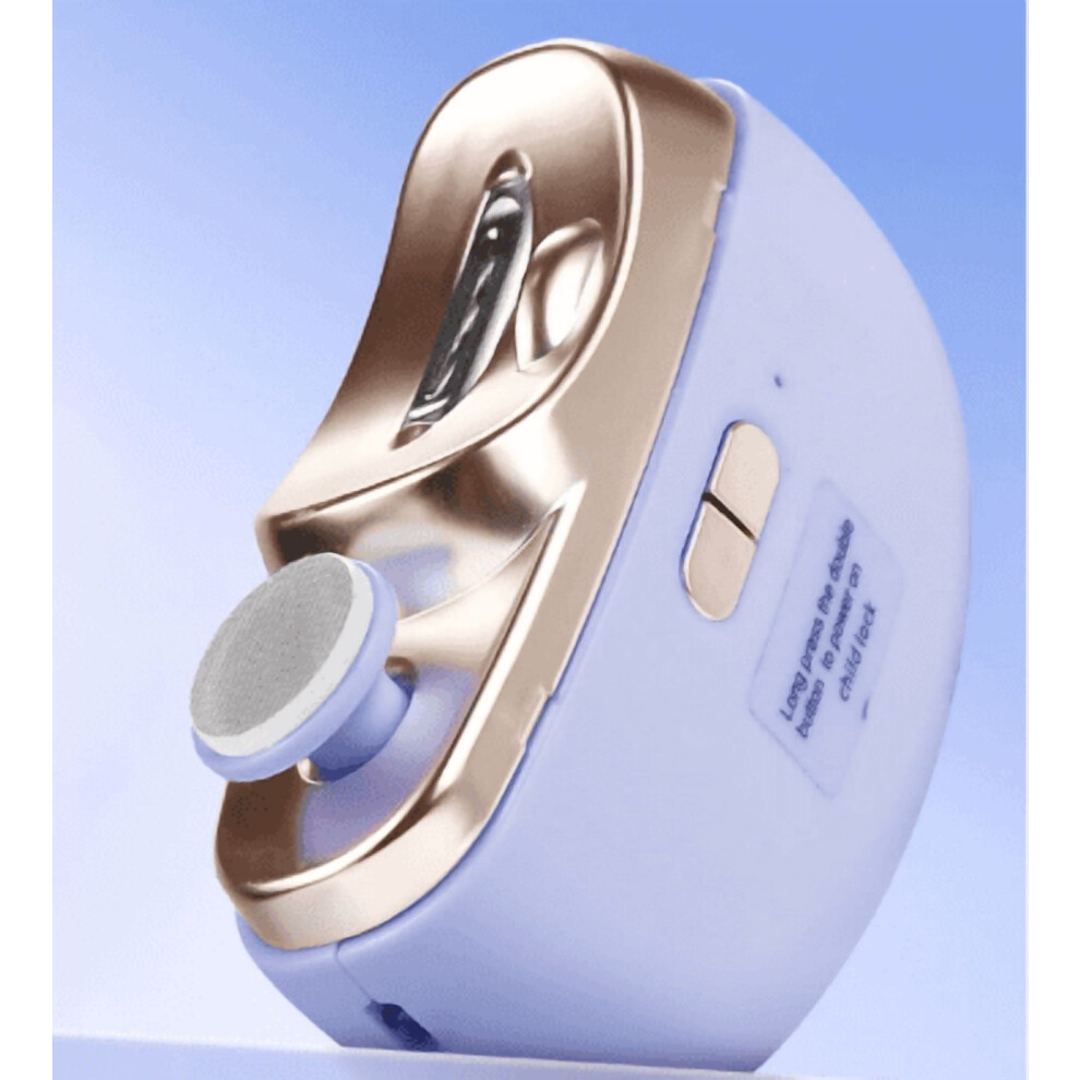 Electric Automatic Nail Clipper - 2 in 1 Auto Fingernail Cutter and Polishing Grinder for Baby Senior Adults - Fingernail Trimmer