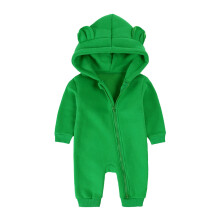 Baby Bear Ears Hooded Cotton Bodysuit 0-24 Months