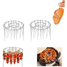 Air Fryer Kebab Rack with 30 Skewers, 16 x 16 x 9 cm