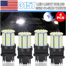 Ampoule LED 4X3157 3156 64SMD pour feu de recul, feu stop, clignotant, feu de jour et feu de position latéral