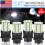 Λαμπτήρας LED 4X3157 3156 64SMD με οπίσθιο φλας και οπίσθιο φρένο LED, πλευρικός δείκτης DRL 1