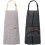 Kitchen Apron Unisex Adjustable with 2 Pockets 2 Pack 1