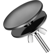2 Inch Kitchen Sink Hole Cover Faucet Hole Cover Stainless Steel Kitchen Sink Tap Hole Plate Stopper Cover Blanking Metal Plug (Grey Stainless)