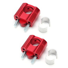 Suporturi ghidon pentru upgrade ghidon motocicletă, conversie clemă ghidon distanțiere de la 22 mm la 28 mm, distanțiere reductoare universale cu