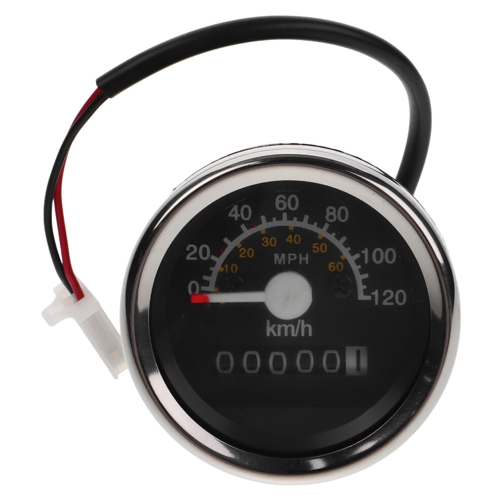 Motorcycle Tachometer Motorcycle Instrument Mechanical Kilometer Mile Speedometer Tachometer 9448990712786