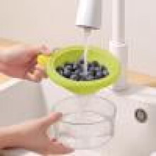Panier d'égouttage en plastique de 15 cm, sans danger pour les aliments, blanc ou vert, organisateur de cuisine gain de place pour légumes et