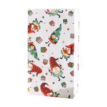 Weihnachtsgeschenktüten aus Kraftpapier, mehrfarbig, 1 Packung