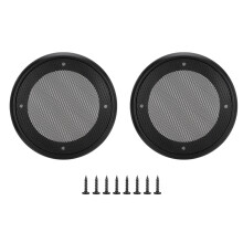 Grilles de haut-parleurs universelles en métal et ABS pour haut-parleurs de 4 pouces, grille de plafond ronde robuste et résistante à la