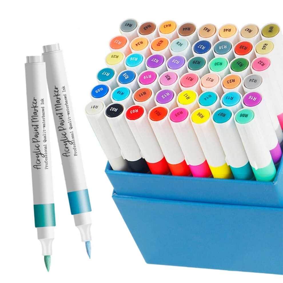 Nail Art Pens Set 12 Colors Dotting Liner Brushes