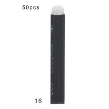 Surgical Grade Stainless Steel Sharp Consistent Quality Disposable Microblading Needles Sterilized Blades Manual Eyebrow Shading Blades Fine Needle