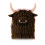 Λούτρινο μαξιλάρι Highland Cow Soft Fluffy Cattle Toy1 τεμάχιο 1